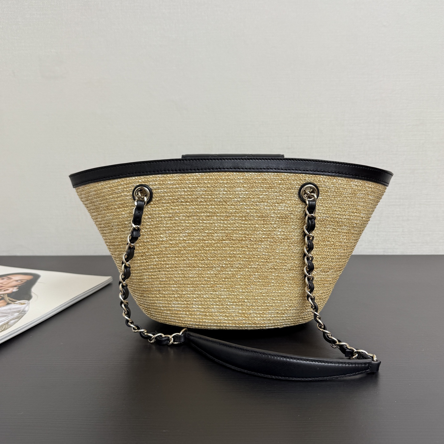 Ch@nel Small Shopping Tote Bag-34*17*12.5CM