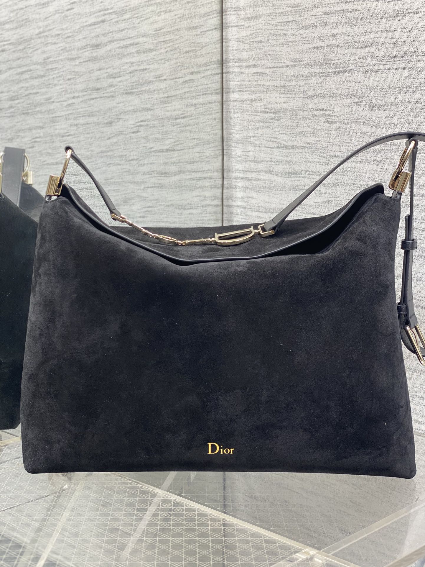 Diro 2026ss Chrustian Hobo Bag(Gold)-28*24*8CM/33*27*9CM/39*29*11CM