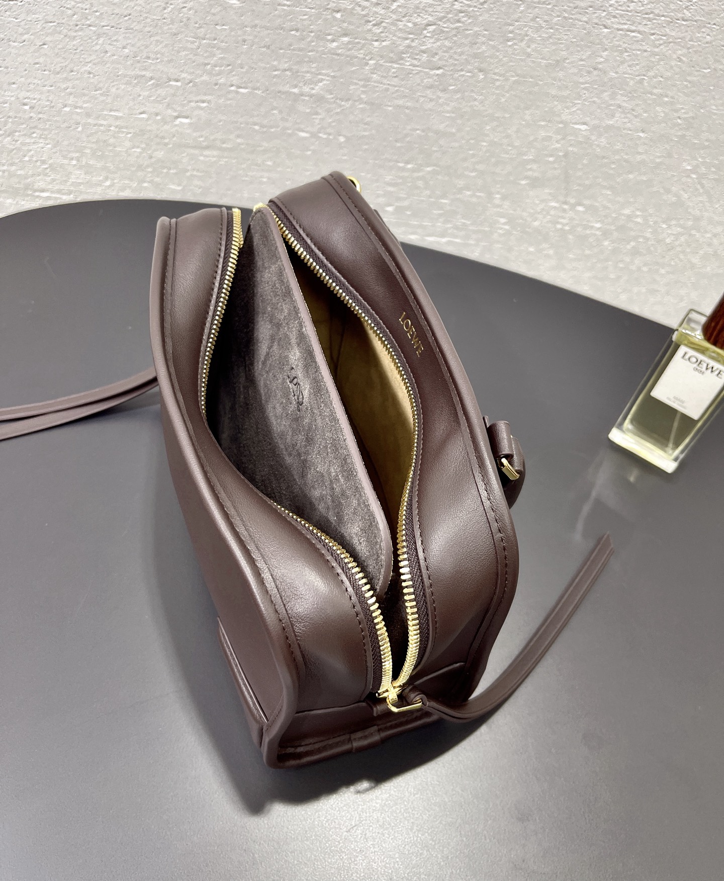 LOE*WE Amazona Mini Leather Top Handle Bag-24.5*10*18.5CM