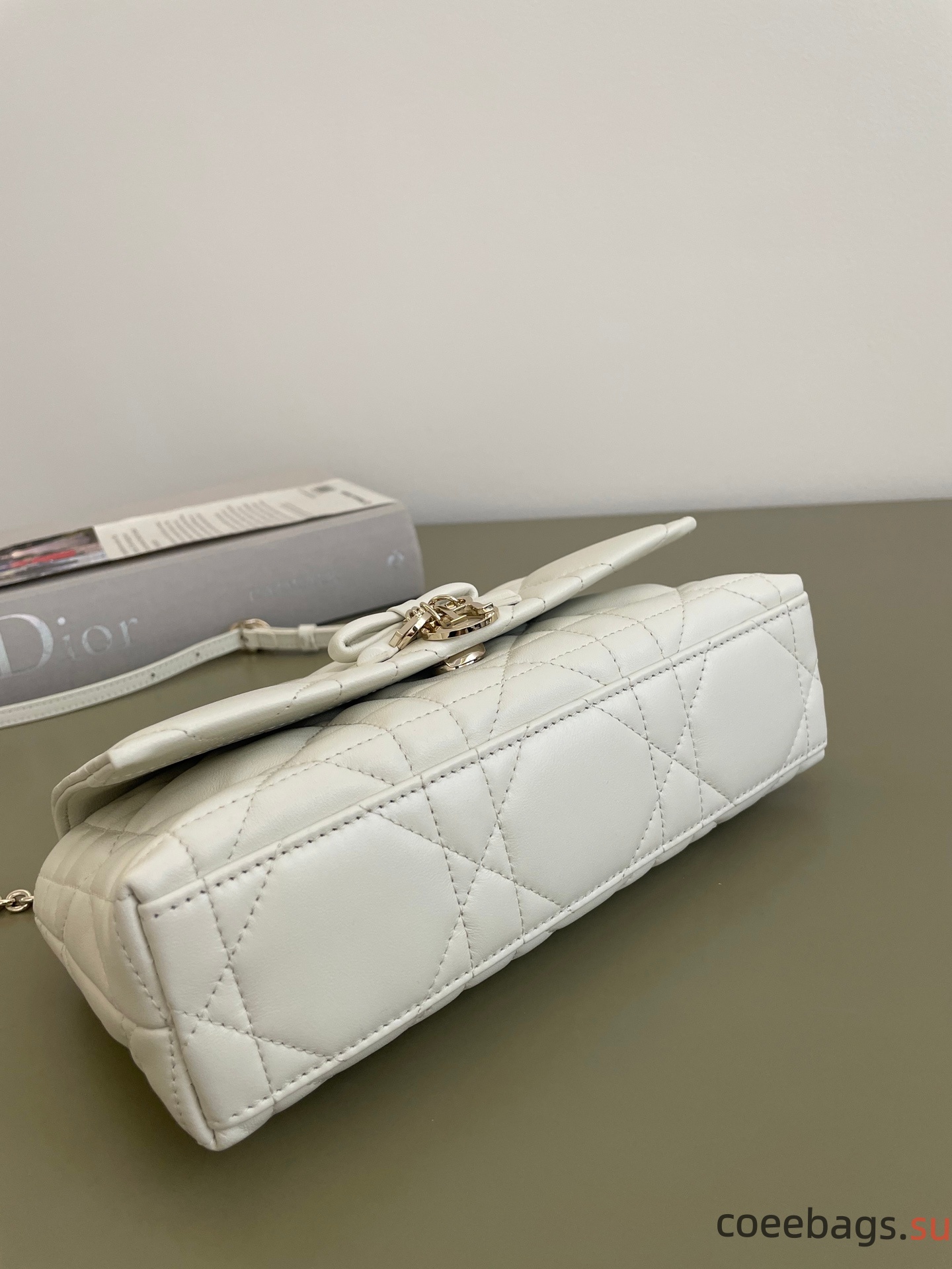 Di*or My Tender Top Handle Mini Bag Rose Tendre Macrocannage-21*7*11.5CM