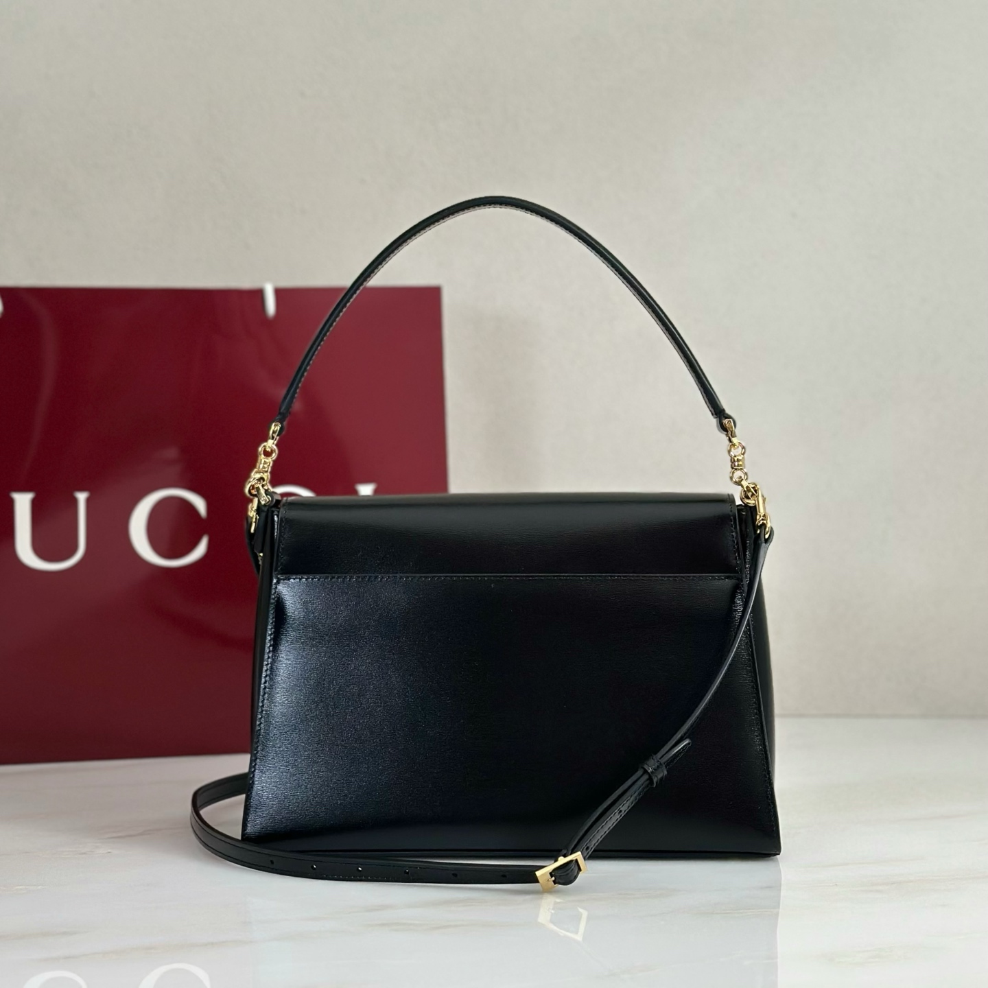 Guc*ci Medium Horsebit Duomo Bag-20*13.5*6CM