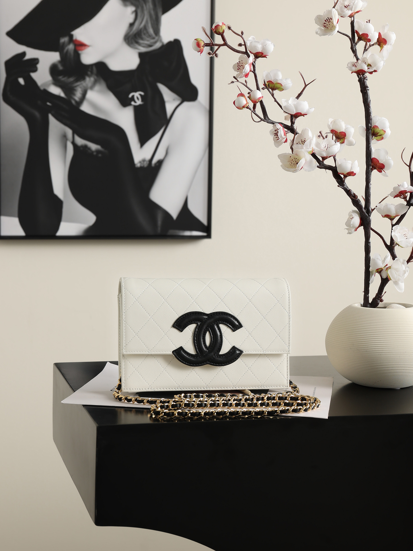 Ch@nel CC Wallet on Chain (WOC) Bag-12*19*4CM