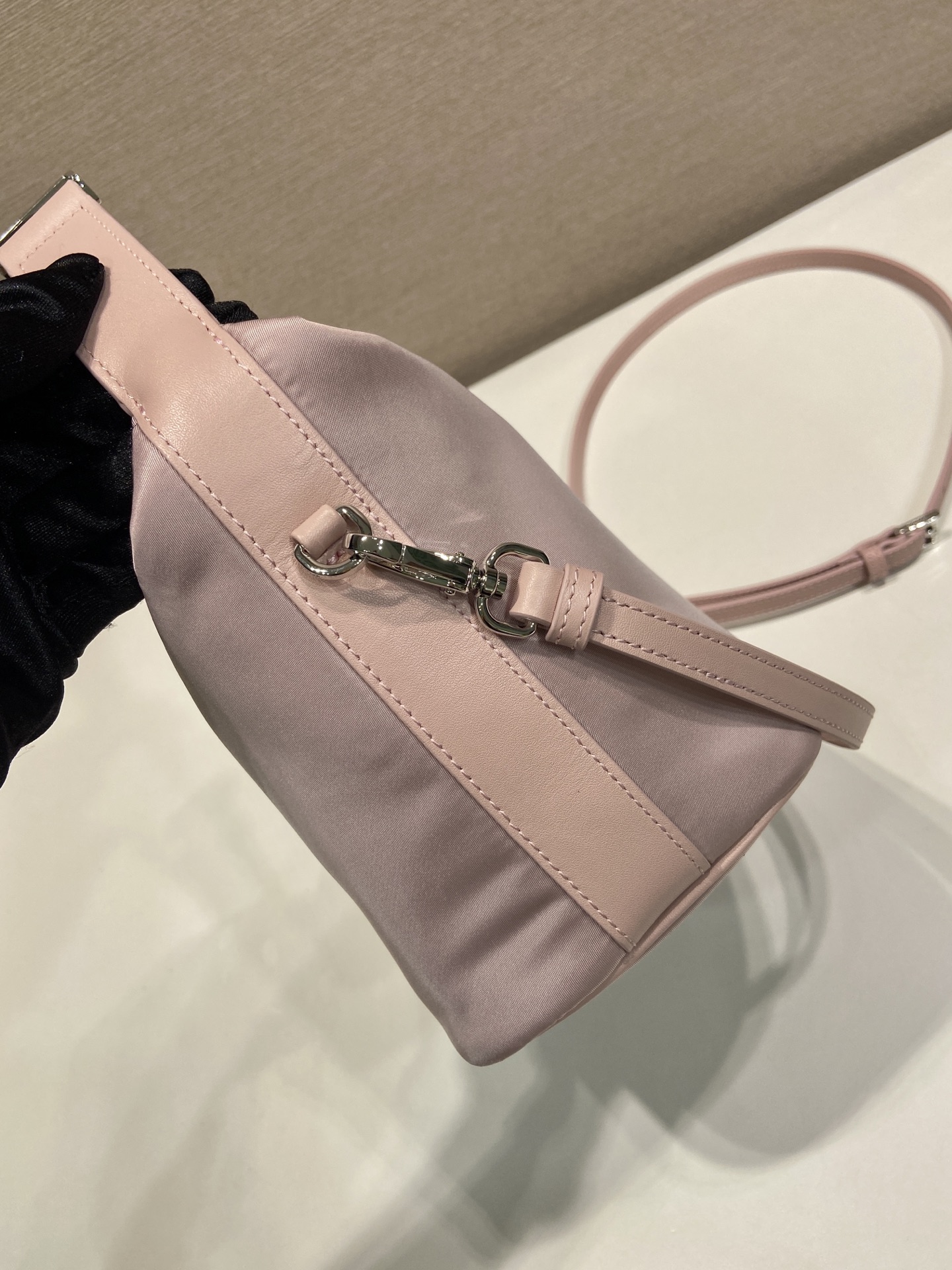 Pra*a Chérie Re-Nylon Mini Handbag-20*12*11CM
