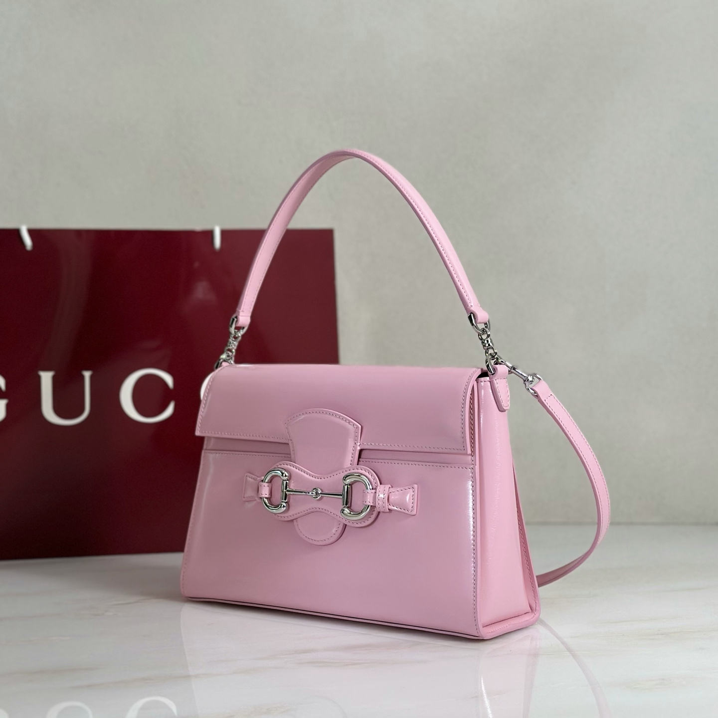 G*ucci Horsebit Duomo Small Top Handle Bag-27.5*19*9CM
